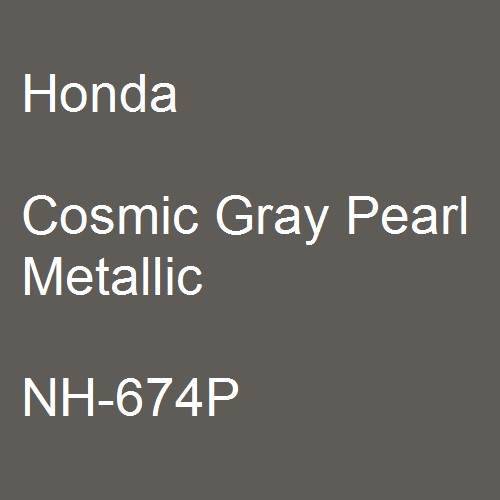 Honda, Cosmic Gray Pearl Metallic, NH-674P.